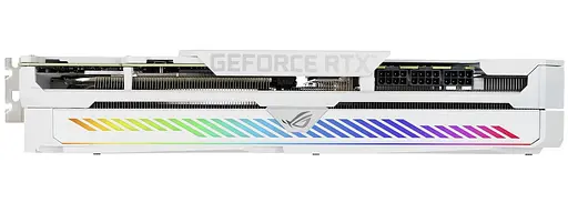Відеокарта ASUS RTX 3080 10Gb ROG Strix White OC V2 LHR (ROG-STRIX-RTX3080-O10G-WHITE-V2) (GDDR6X, 320 bit, PCI-E v4.0 x16) Б/в - фото 2