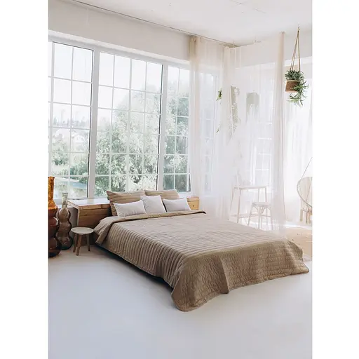 Набір Sonex Nassau: покривало двостороннє 240х220 см + наволочка 70х50 см 2 шт. коричневий (SO102517) - фото 5