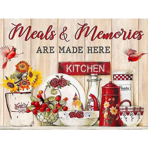 Алмазная мозаика Strateg ПРЕМИУМ Кулинарные воспоминания размером 30х40 см (HEG87080) - фото 1