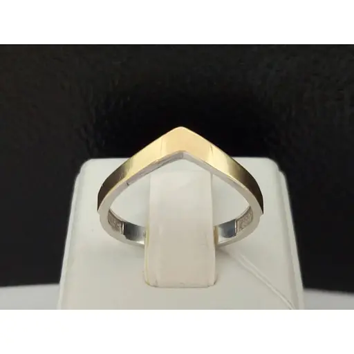 Срібне кільце Лазурит з позолотою. 12088Р 17,5 - фото 4