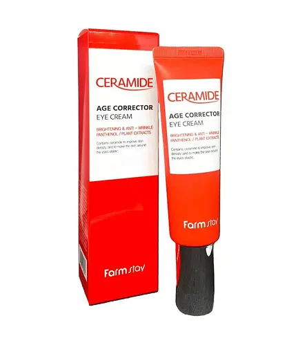 Антивозрастной крем-корректор с керамидами для кожи вокруг глаз Ceramide Age Corrector Eye Сream FarmStay 50 мл - фото 2