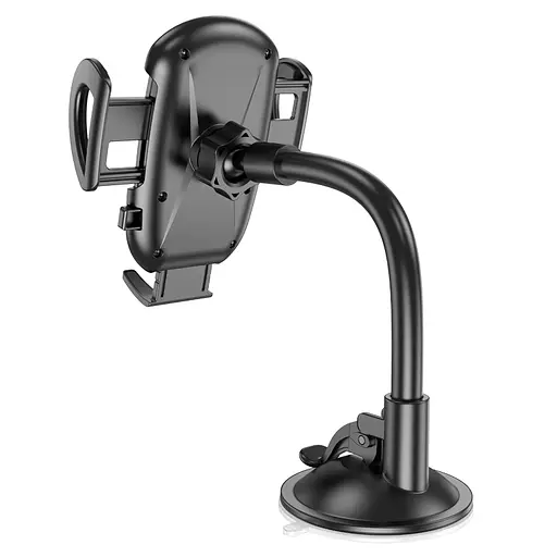 Автотримач для телефона HOCO H10 General car holder(windshield) Black - фото 6