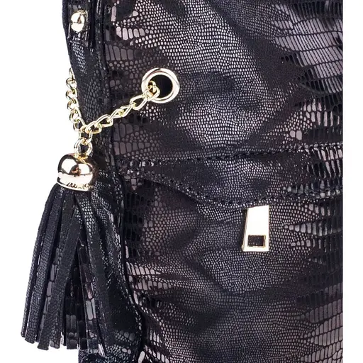Жіноча сумка Realer P111 чорна - фото 4