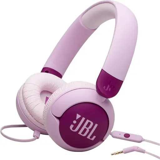 Навушники з мікрофоном JBL Junior 320 Purple (JBLJR320PUR) - фото 1