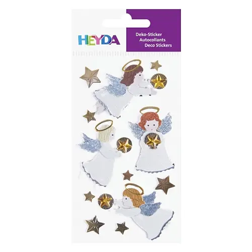 Набір декоративних наклейок, "Ангелли", 7,5*16,5 см, Heyda