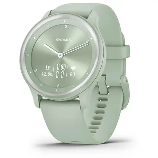 Годинник Garmin Vivomove Sport Cool Mint Case и Silicone Band with Silver Accents