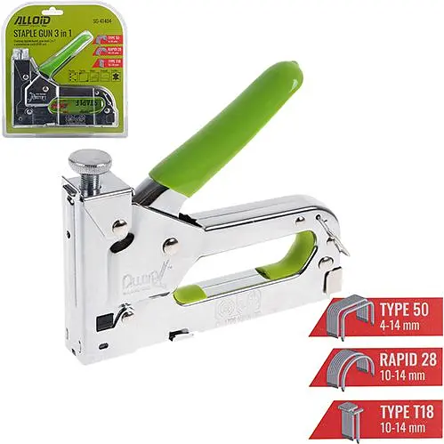 Степлер Alloid Building Tools будівельний для скоб 3 в 1 (SG-41404) - фото 2
