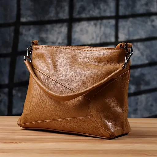 Женская сумка Vintage на два отделения из натуральной кожи 28х23х11 см sum0027620 - фото 10