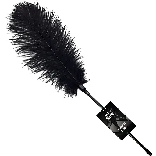 Лоскітка зі страусиним пером Art of Sex - FeaTher Tickler, колір Чорний