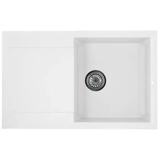 Кухонна мийка Zerix ZS-7950S-01 white ZX4579, Білий матовий - фото 1