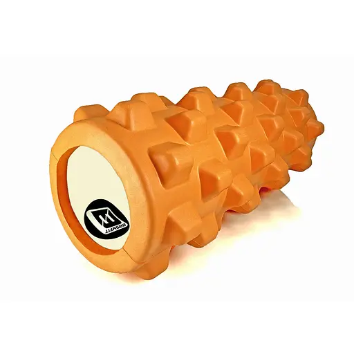 Массажный ролик EasyFit Grid Roller PRO 33 см Оранжевый (EF-2015-OR) - фото 1