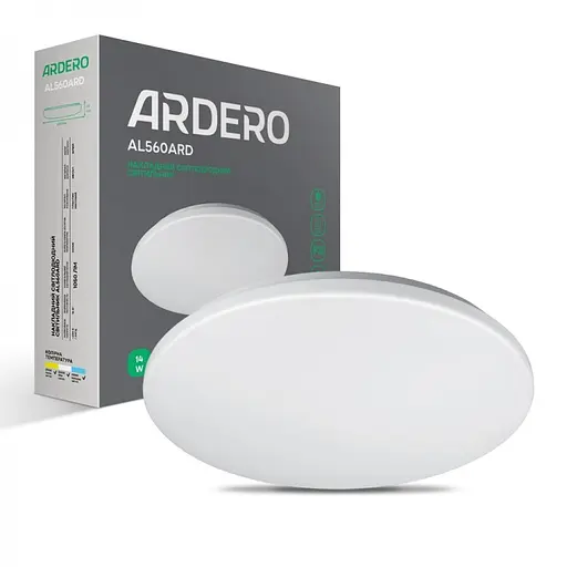 Светильник светодиодный Ardero AL560ARD накладной 14W 5000K (30553) - фото 2