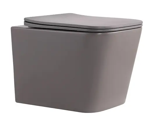 Унитаз подвесной Qtap Tern Ultra Quiet, с сиденьем Slim Duroplast/Soft-close/Quick relase QT17332303ASSG - фото 1