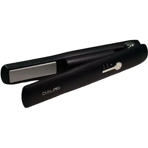 Професійний керамічний випрямляч Daling DL‑5232 акумуляторна плойка для волосся до 220°C Чорний - фото 1