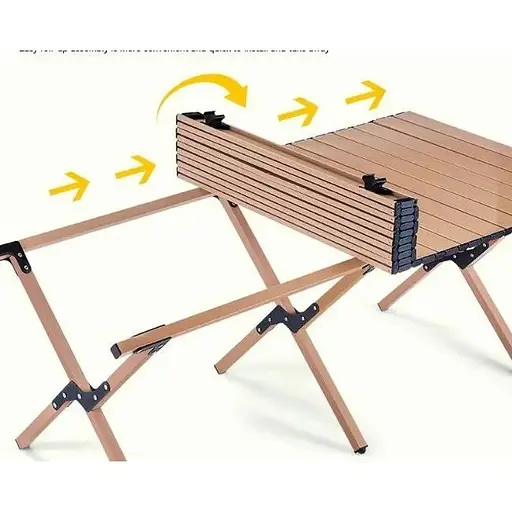 Стіл NatureHike кемпінговий, обідній, відкритий, складаний, портативний, розмір S 60х45х60 см - фото 2