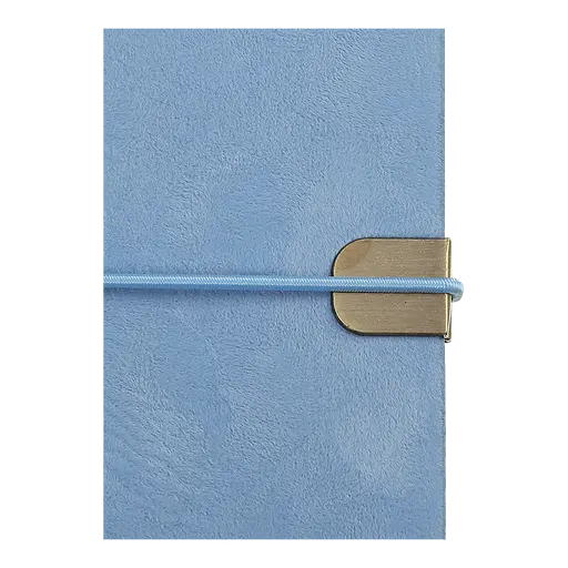 Щотижневик датований Buromax Velour 2026 A5 штучна шкіра блакитний (BM.2710-14) - фото 6