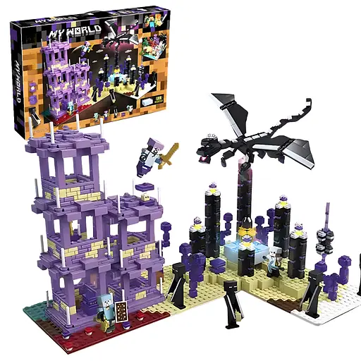 Конструктор My World Фортеця дракона з LED-підсвіткою на 2176 деталей (6654) - фото 2