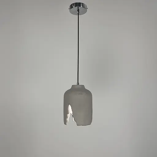 Підвіс із грубим бетонним плафоном 22х16 см | Арт. MJ 184/1 GR | Line F - фото 9