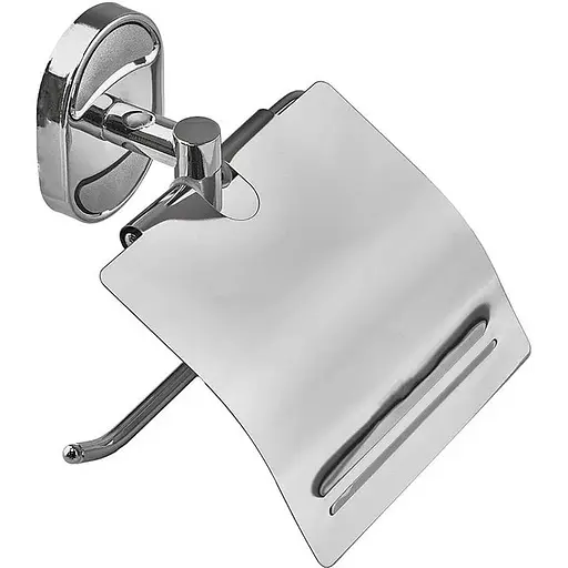 Паперотримач з кришкою Zerix AFB-0103 ZX5063 Хром - фото 1