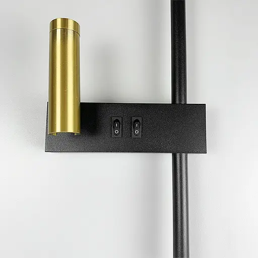 Лінійний бра Vogue зі спотом права Line F WB 10/2 R BK - фото 6