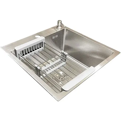 Кухонна мийка Romzha Arta Carbon U-450 - фото 4