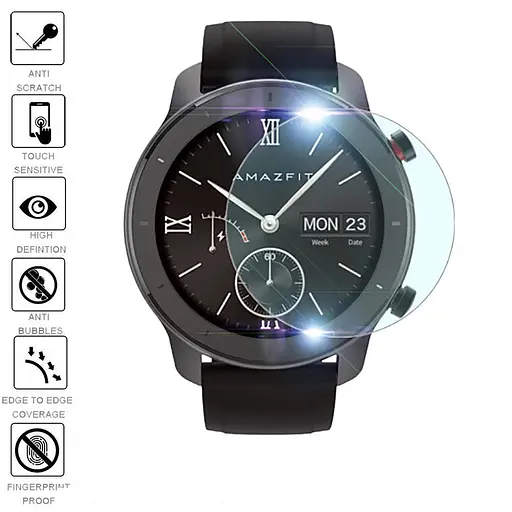Захисна плівка Amazfeel для смартгодинника Amazfit GTR 42 мм, комплект 2 шт. - фото 2