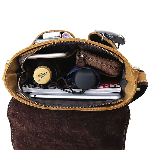 Чоловіча шкіряна сумка Bexhill 23х26х7,5 см sum0023172 - фото 5