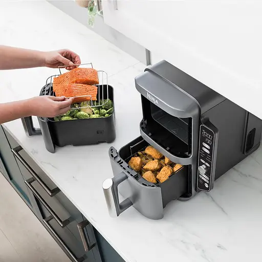 Мультипіч (аерофритюрниця) Ninja Double Stack XL 2-Level Air Fryer 9.5 л (SL400EU) - фото 6