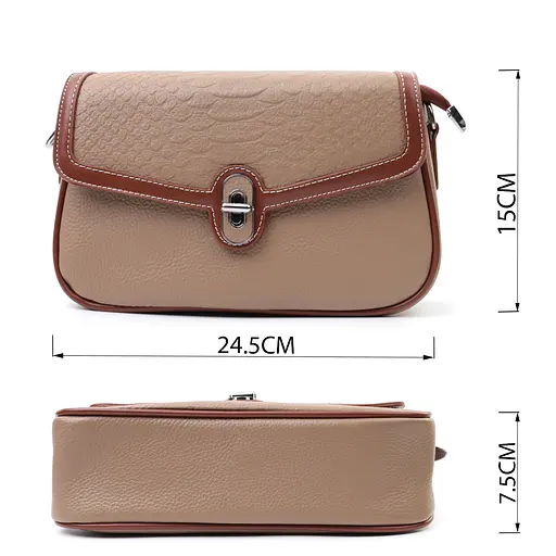 Кожаная женская сумка Vintage 24.5х15х7.5 см sum0026572 - фото 3