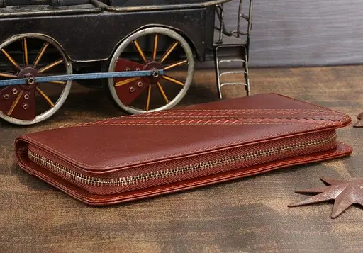 Кожаный клатч мужской Vintage 21,5х12х2,5 см sum0012751 - фото 2