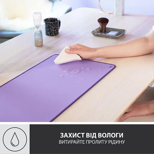 Ігрова поверхня Logitech Desk Mat Studio Series Lavender (956-000054) - фото 3