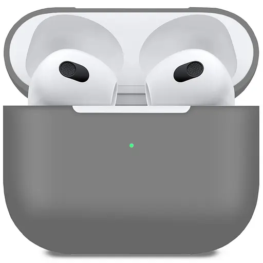 Чохол для навушників MAKE Apple AirPods 3 Silicone Grey