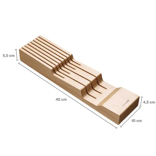 Подставка для хранения ножей Fiskars All Steel деревянная (1062890) - фото 4