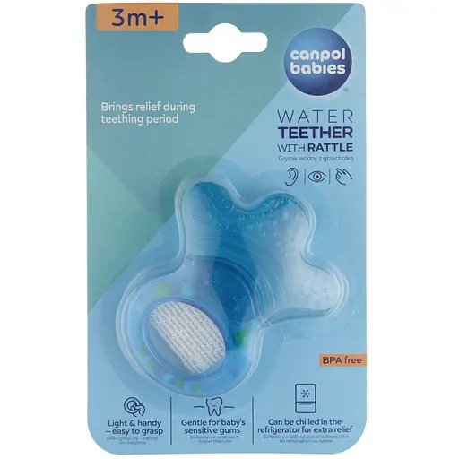 Погремушка-зубогрызка Canpol babies Лапка синяя (56/136_blu) - фото 2