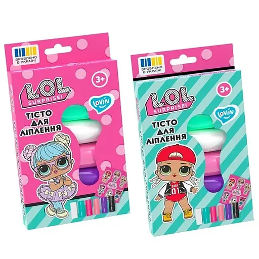 Набір для ліплення з тістом L.O.L. Surprise! LOL41245 у стиках 6 кольорів