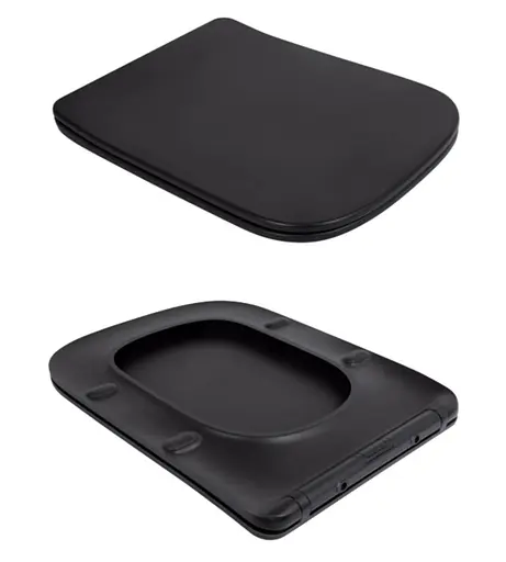 Унитаз подвесной Qtap Tern New Ultra Quiet, с сиденьем Slim Duroplast/Soft-close/Quick Release QT17332303ASMB - фото 7