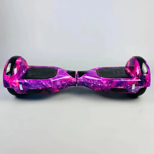 Гироборд Smart Balance Wheel U6 Premium 6.5" + LED Розовый космос - фото 3