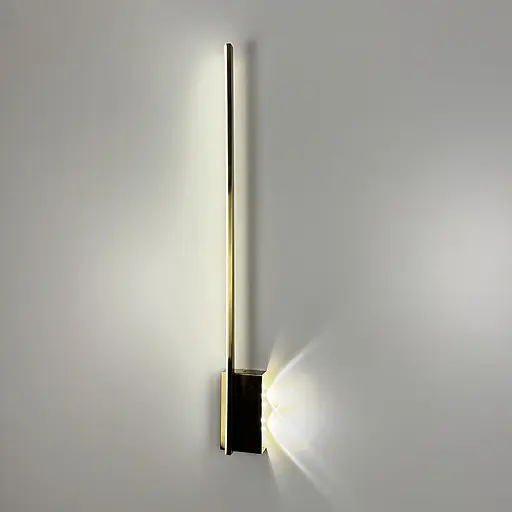 Бра у латунному корпусі із лінзами по правій стороні 80 см Арт. WJ 011/800 L AB Line F - фото 5