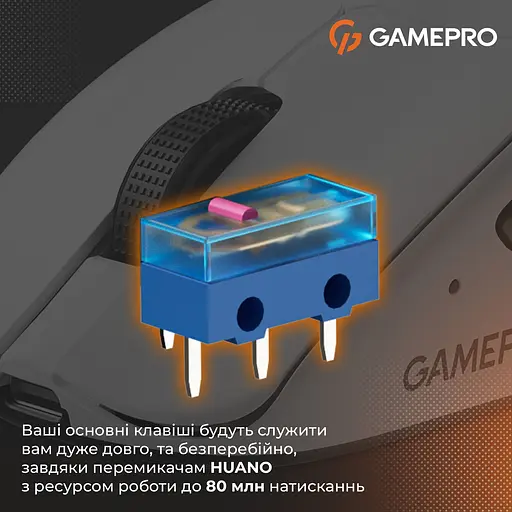 Мышь GamePro Genesis Avenger White (GM096W) [144529] - фото 11