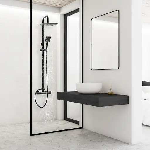 Душова система Yoka Flova 25 black BP.FLOVA 25 BLK, Чорний матовий - фото 2