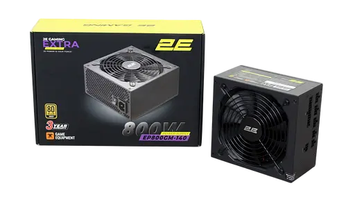 Блок питания 2E Extra Power 2E-EP800GM-140 800W 80+ Gold (2E-EP800GM-140) - фото 1