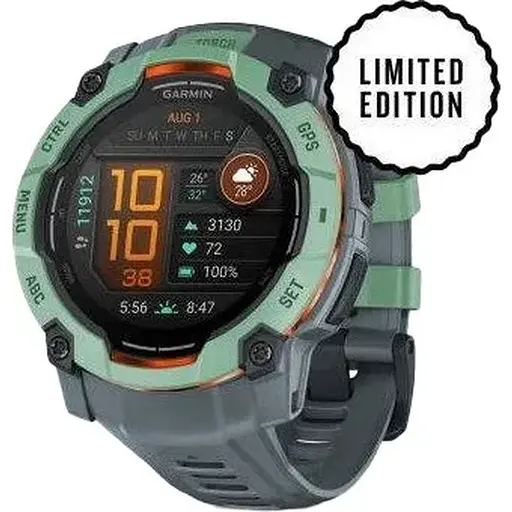 Смарт-часы Garmin Instinct 3 50mm AMOLED Neo Tropic with Twilight Band 010-03020-01 - фото 2