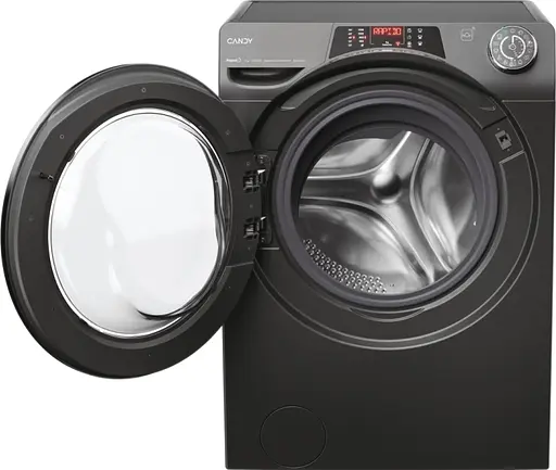 Стиральная машина Candy фронтальная 7 кг 1200 A+++ 45 см дисплей пара инвертор серебристый - фото 2