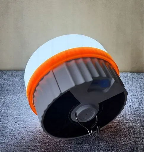 Яскравий кемпінговий ліхтар лампа Ball Buble 6561 вбудована сонячна панель з акумулятором - фото 4