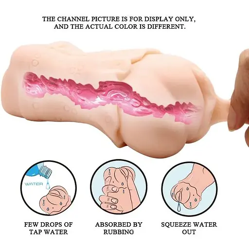 Мастурбатор з вібрацією і технологією вироблення лубриканта Crazy Bull, BM-009199ZK, Телесный - фото 5