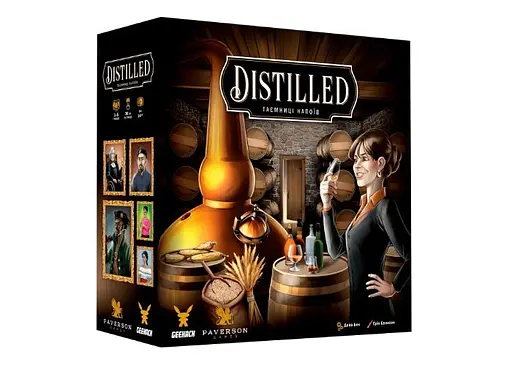 Настольная игра Geekach Games Distilled. Тайны напитков (Distilled. Kickstarter edition) (укр.) (GKCH065DS)