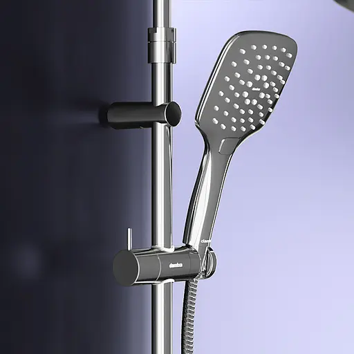 Душова система з термостатом Damixa Option DX218092000, Хром - фото 8