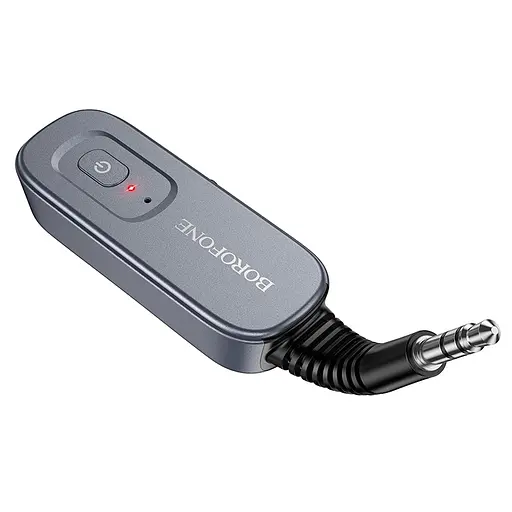 Bluetooth ресивер BOROFONE BC51 Clear way AUX BT audio receivertransmitter Metal Grey - фото 6