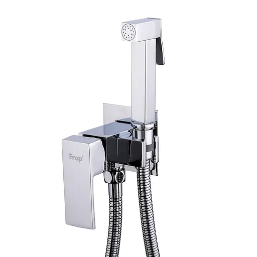 Набір гігієнічного душу прихованого монтажу Frap F7506, хром, Хром - фото 1