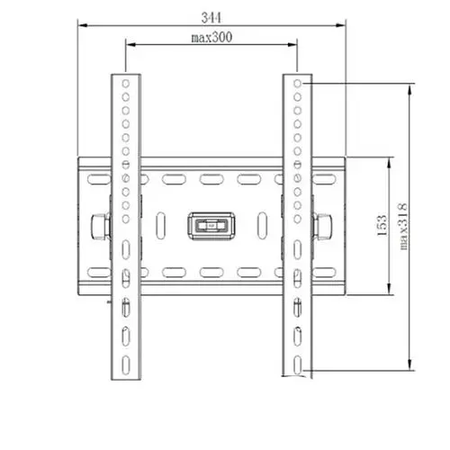 Настінний похилий кронштейн 15-42 дюймів Voltronic SH 42T до 65 кг - фото 2
